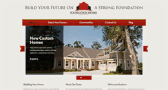 Desktop Screenshot of foundation-homes.com